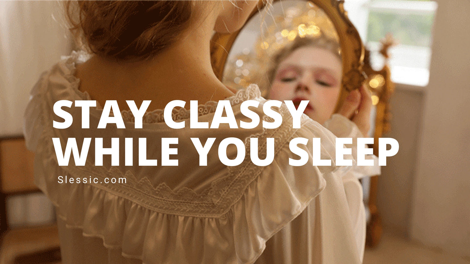 Slessic Eleganrt Classic Vintage Romantic nightwear nightdress pajamas online store (2)