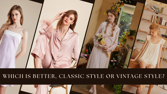 Discover whether classic style or vintage style reigns supreme in romantic sleepwear. Explore elegant nightgowns, retro pajamas, and making the perfect choice for your dream wardrobe