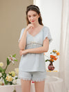 Princess style pajama set for elegant lounging