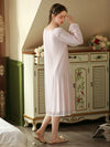 Cottagecore inspired floral nightdress with bow detail