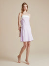 Elegant pastel purple satin sleep dress with luxury feminine styling
