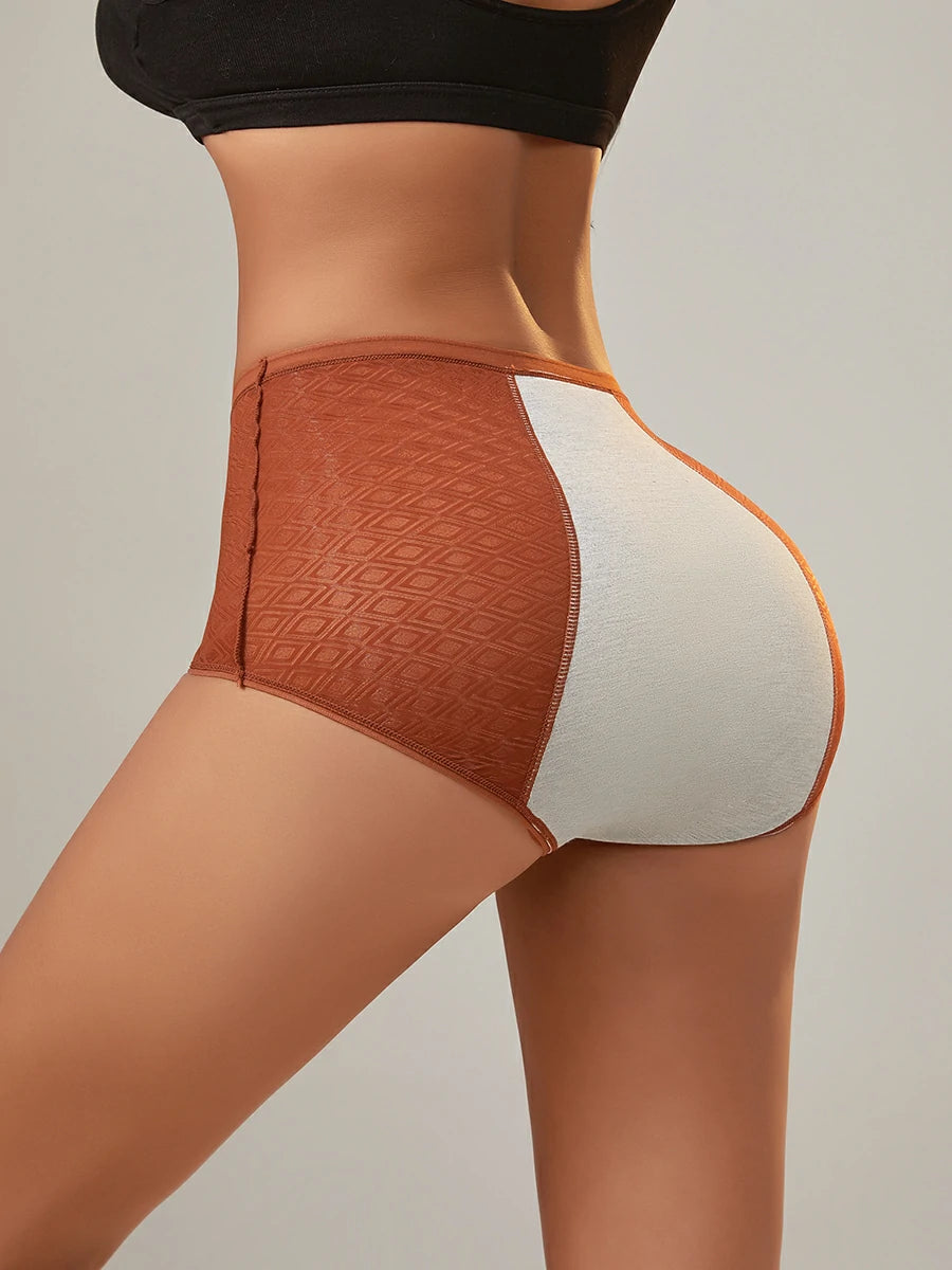 Side view of sculpting seamless protective panties