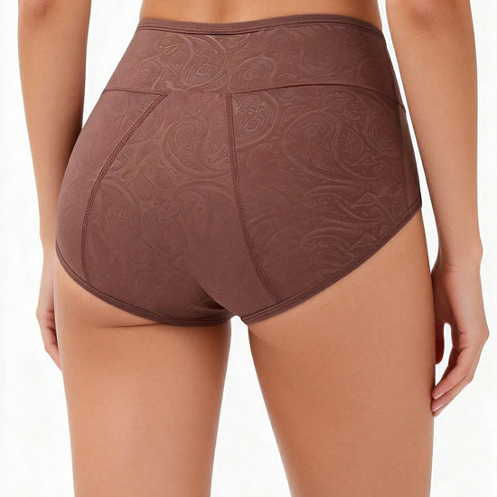 Back view of seamless leakproof high waist panties