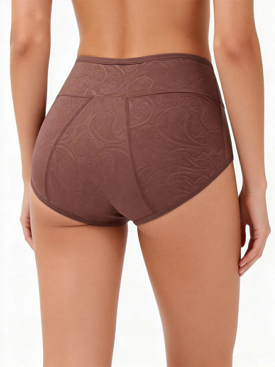 Back view of seamless leakproof high waist panties