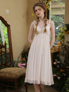 Lightweight viscose loungewear with vintage coquette aesthetic
