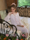 Soft viscose nightgown with elegant palace style detail