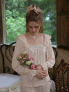 Soft pink floral pajama set for elegant everyday lounging