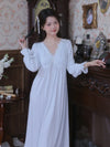 Vintage court style sleepwear with empire waist