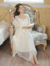 Vintage romantic nightgown in soft pastel colorways