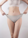 Stretchy lace side period panties for women in breathable cotton fabric