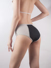 Leakproof cotton period underwear with full back absorbent protection