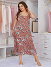 Lightweight floral slip dress for spring and summer nights